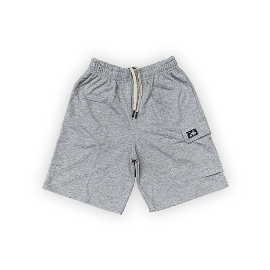 Sweat Cargo Shorts in Gray